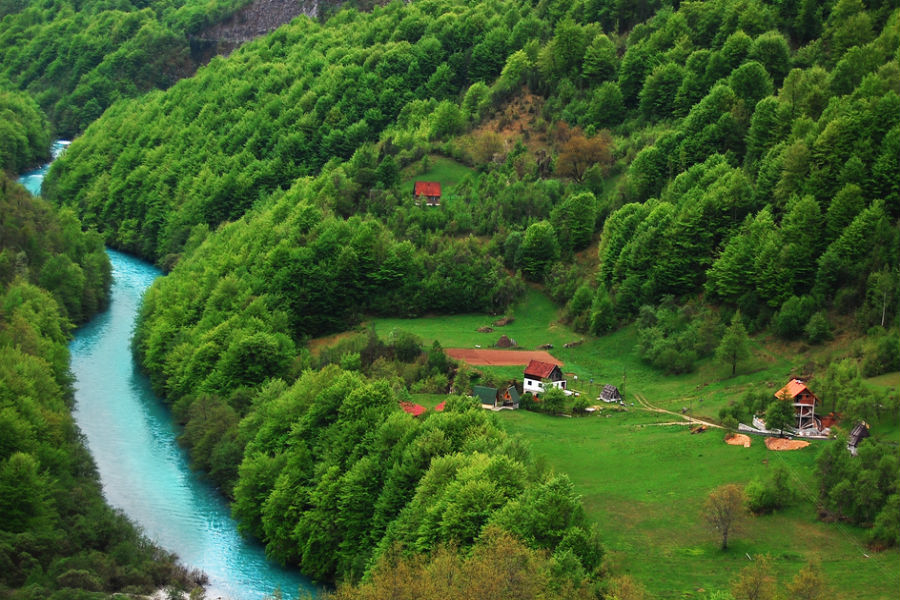 Каньйон річки Тари чорногорія що подивитися в чорногорії цікаві місця
